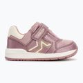 Kinderschuhe Geox Rishon dark pink/old white 2
