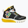 Schuhe Kinder Geox Ciberdron black/yellow 2