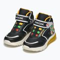 Schuhe Kinder Geox Ciberdron black/yellow 3