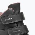 Schuhe Kinder Geox Flantil ABX anthracite/dark pink 14