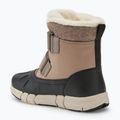 Schneeschuhe Kinder Geox Flexyper ABX dark beige/black 3