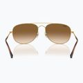 Sonnenbrille Ray-Ban Bain Bridge arista gold/clear brown 5