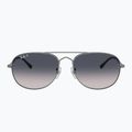 Sonnenbrille Ray-Ban Bain Bridge gunmetal/blue polarized 2
