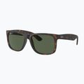 Sonnenbrille Ray-Ban Justin Classic havana/dark green polarized 4