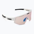 Sonnenbrille Bliz Matrix Small Nano Optics Nordic Light matt white/coral/orange blue