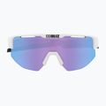 Sonnenbrille Bliz Matrix Small Nano Optics Nordic Light matt white/begonia/violet blue 3