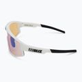 Sonnenbrille Bliz Fusion Small Nano Optics Nordic Light matt white/coral/orange blue 5