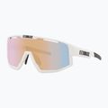 Sonnenbrille Bliz Fusion Small Nano Optics Nordic Light matt white/coral/orange blue