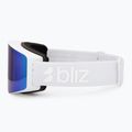 Skibrille Bliz G001 matte white/brown/green multi 4