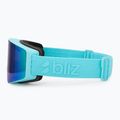 Skibrille Bliz G001S matte turquise/brown/green multi 4