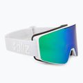 Skibrille Bliz G001S matte white/brown/green multi