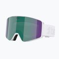 Skibrille Bliz G001S matte white/brown/green multi 6