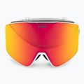 Skibrille Bliz G001S matte white/brown/red multi 2