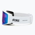 Skibrille Bliz G001S matte white/non violet/blue multi 4