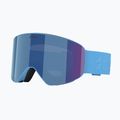 Skibrille Bliz Flow matte blue/brown/blue multi