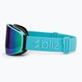 Skibrille Bliz Flow matte turquoise/brown/green multi 4