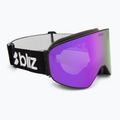 Skibrille Bliz Flow matte black/brown/purple multi