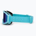 Skibrille Bliz Liner matte turquoise/brown/green multi 4
