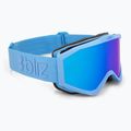 Kinder-Skibrille Bliz Liner Jr matte blue/brown/blue multi