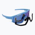 Bliz Vision matte blau/grau blau verspiegelte Sonnenbrille