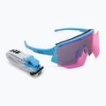 Bliz Breeze matte blau/grau blau Spiegel/rosa Sonnenbrille