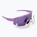 Bliz Fusion matte lila/graue lila Spiegel Sonnenbrille