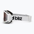 Skibrille Bliz Liner matte white/pink/silver mirror 4