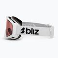 Skibrille Bliz Liner matte white/pink 4