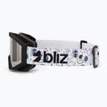 Kinderskibrille Bliz Liner Jr matte black/brown/silver mirror 4