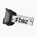 Kinderskibrille Bliz Liner Jr matte black/brown/silver mirror 8
