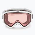Kinderskibrille Bliz Liner Jr matte white/pink 2