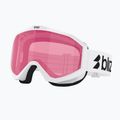 Kinderskibrille Bliz Liner Jr matte white/pink 5