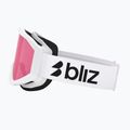 Kinderskibrille Bliz Liner Jr matte white/pink 8