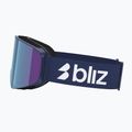 Skibrille Bliz Flow matte blue/brown/blue multi 4
