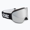 Skibrille Bliz Flow matte black/smoke/silver mirror
