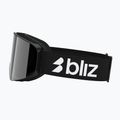 Skibrille Bliz Flow matte black/smoke/silver mirror 9