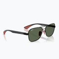 Sonnenbrille Ray-Ban Rb8336M Scuderia matt black/dark green