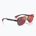 Sonnenbrille Ray-Ban Rb8336M Scuderia matt black/dark grey mirror blue/red
