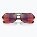 Sonnenbrille Ray-Ban Rb8336M Scuderia matt black/dark grey mirror blue/red 3