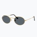 Sonnenbrille Ray-Ban Oval arista gold/blue 4