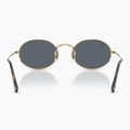 Sonnenbrille Ray-Ban Oval arista gold/blue 5