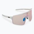 Bliz P001S Nano-Optik Nordic Light matt weiß/koralle/orange blau multi Sonnenbrille