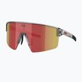 Sonnenbrille Bliz P004 transparent dark grey/brown red multi