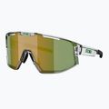 Sonnenbrille Bliz Fusion transparent white/brown green multi