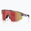 Sonnenbrille Bliz Matrix transparent dark grey/brown red multi