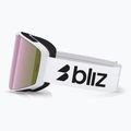 Skibrille Bliz G004 matte white/brown/pink multi 4