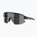 Sonnenbrille Bliz Breeze Small matte black/smoke silver mirror/orange