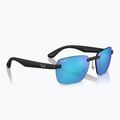 Sonnenbrille Ray-Ban RB4470 Polarized+ Lenses matte sand black/green chromance