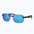 Sonnenbrille Ray-Ban RB4470 Polarized+ Lenses matte sand black/green chromance 4