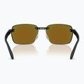 Sonnenbrille Ray-Ban RB4470 Polarized+ Lenses matte sand black/green chromance 5